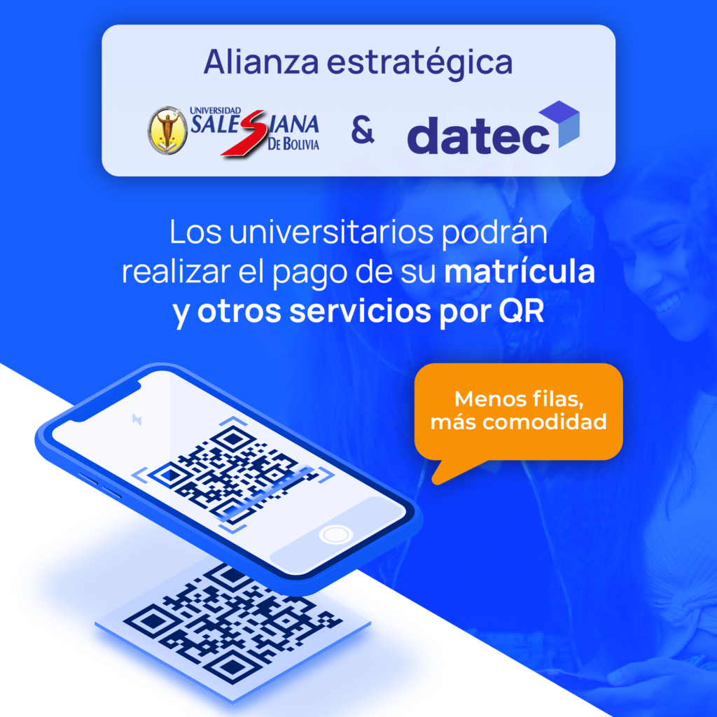 Alianza de cooperación entre la Universidad Salesiana y DATEC para pagos 